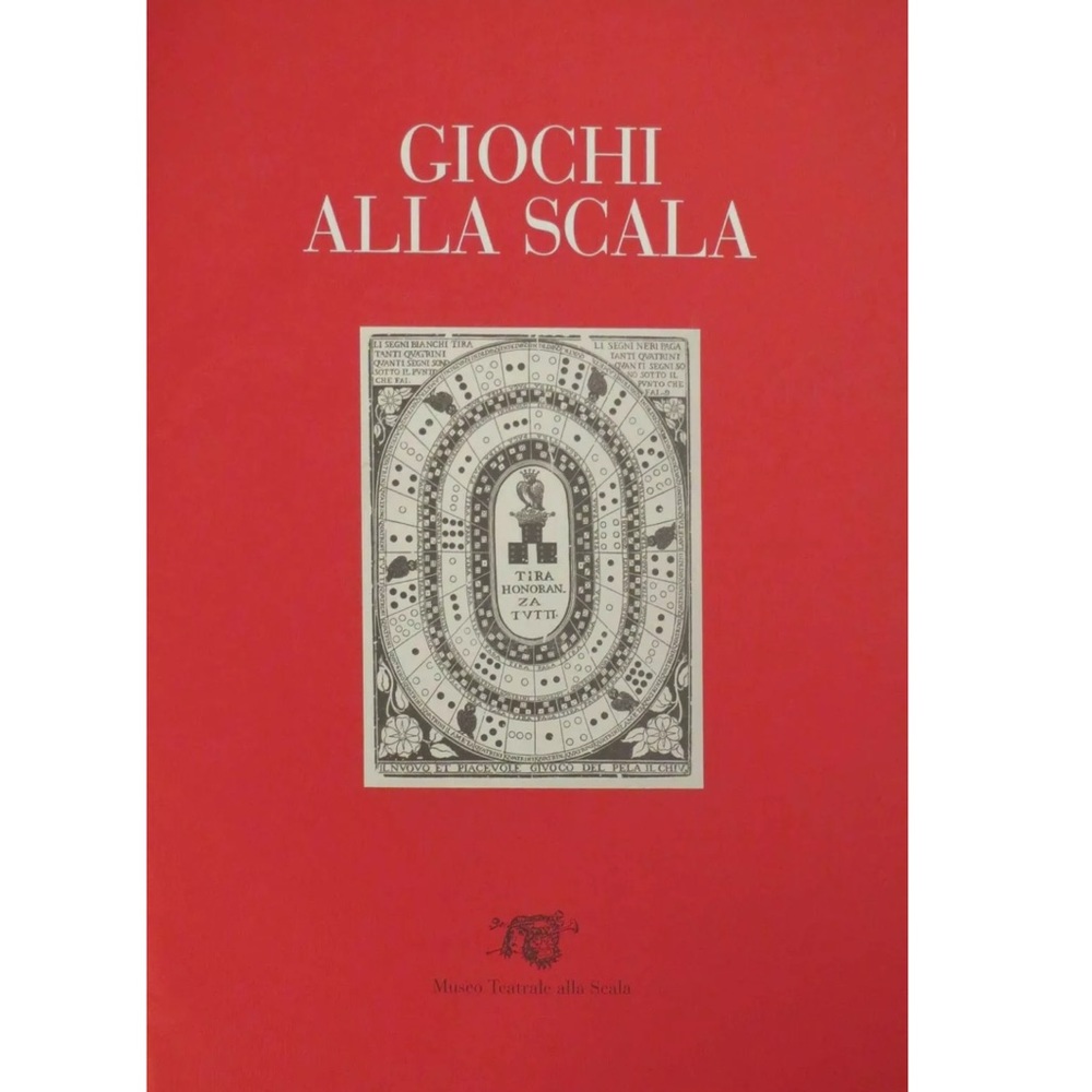 5 Parlor Game Prints from La Scala Museum - Giocchi alla Scala